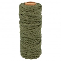 Corde coton vert 25 m x 6 mm  - Artemio
