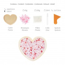 Kit mosaïque coeur 15,5x14 cm - Artemio