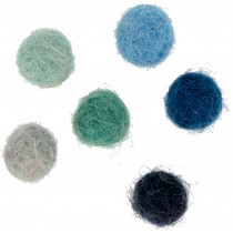 60 pompons en laine feutrée 1 cm - Artemio