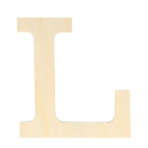 Lettre L - 11.5 cm - bois - Artemio