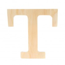 Lettre T - 11.5 cm - bois - Artemio