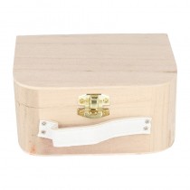 Valisette 13x9,5x6 cm bois - Artemio