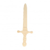 Dague pour enfant 25x9x1 cm bois - Artemio