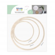 3 anneaux de broderie - Artemio