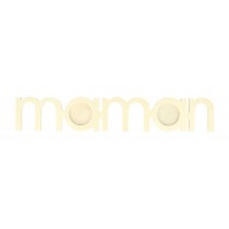 Cadre photo maman 37,4x6,5 cm - bois - Artemio