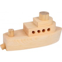 Bateau 12,5x6x4 cm - bois - Artemio