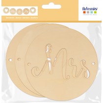 Guirlande les mariés 2,5m bois - Artemio