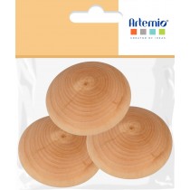 3 galets en bois - Artemio