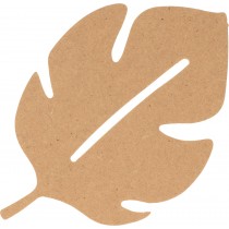 Silhouette feuille 10x15 cm MDF - Silhwood