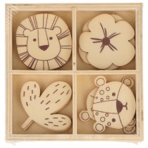 4x3 silhouettes jungle 3,5x0,2 cm - Artemio