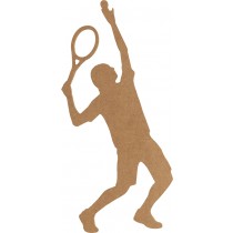 Silhouette tennis 11x25 cm - MDF - Silhwood