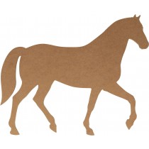 Silhouette cheval 31x25 cm - MDF - Silhwood