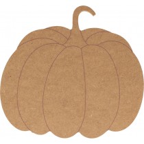 Silhouette citrouille 14x15 cm - MDF - Silhwood