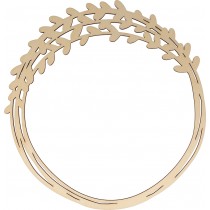 Silhouetts en bois couronne - Artemio