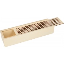 Plumier en bois 24x4,5 cm - Artemio