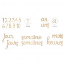 Silhouettes en bois naissance - Artemio