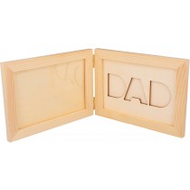 Cadre photo en bois dad 35x12,5 cm - Artemio
