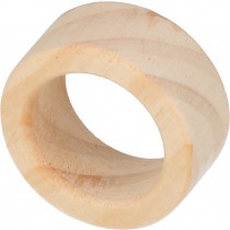 6 ronds de serviette en bois 4,5 cm - Artemio
