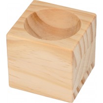 6 coquetiers en bois 5x5 cm - Artemio