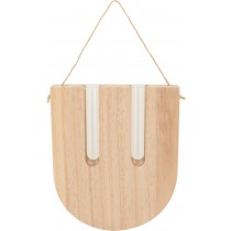 Vase soliflore en bois 15x18 cm  - Artemio