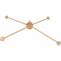 Mobile en bois 28 cm - Artemio