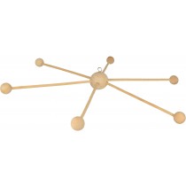 Mobile en bois 36 cm - Artemio