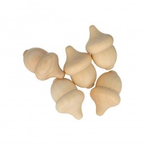 5 glands en bois 2,5x3,5 cm - Artemio