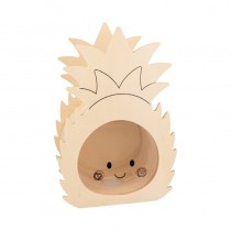 Tirelire ananas en bois 13,5x20 cm -  Artemio