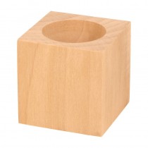 Coquetier en bois 5x5 cm - Artemio