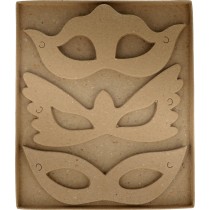 30 masques - papier mâché - Artemio