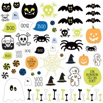 96 die-cuts  papier - Halloween - Artemio