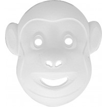 Masque carton singe 20,5x23 cm - Artemio