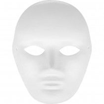  Masque carton visage 18x24 cm - Artemio