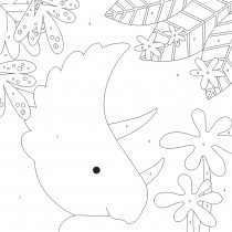 Kit toile à peindre 29x29 cm - Artemio