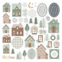 Die-cuts papier foil Home for Xmas - Artemio