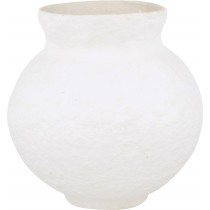 Vase coton recyclé mâché 21x22 cm - Artemio