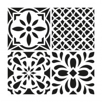 Pochoir carreaux 30x30 cm - Artemio