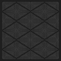 Pochoir losanges 30x30 - Artemio