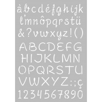 Pochoir alphabet 21x29,7 cm - Artemio