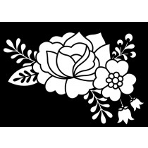 Pochoir fleurs 29,7x21 cm - Artemio