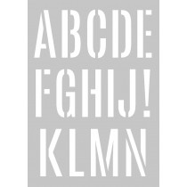 Pochoirs alphabet A3 - Artemio