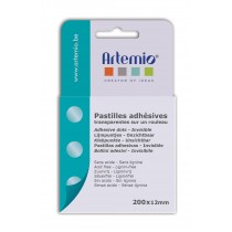200 pastilles de colle 12 mm - Artemio