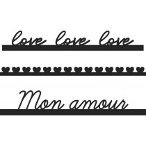  Matrices de découpe love - Artemio