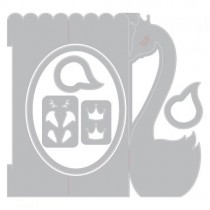Thinlits die Fold-a-long Swan - Sizzix