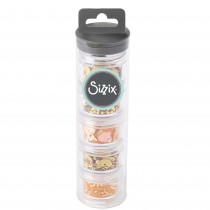 Sequins & beads gold - Sizzix