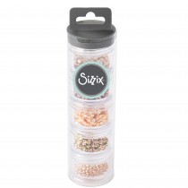 Sequins & beads rose gold - Sizzix