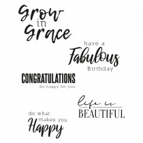 Tampons transparents sunnyside 4- Sizzix