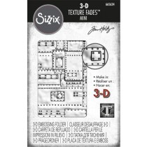 3-D Texture Fades embossing mini foundry - Sizzix