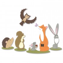 Thinlits die forest animal - Sizzix