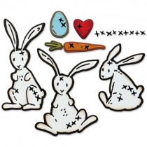 Thinlits die bunny stitch - Sizzix